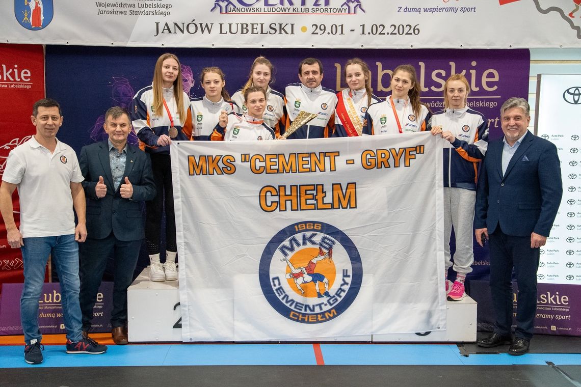 Zapaśniczki Cementu Gryfa Chełm znów najlepsze! Cement Gryf Chełm