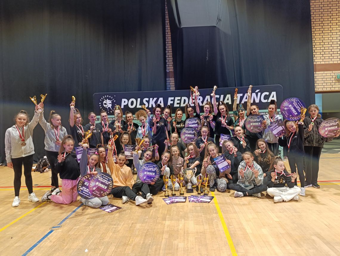 Zawodniczki Freak Dance Academy wytańczyły mnóstwo medali