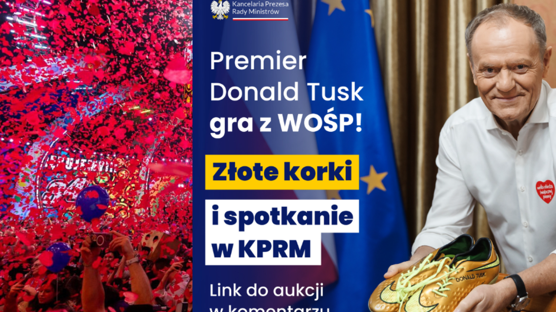 Zawrotna kwota za fanty Tuska. Premier wyprzedził Brzoskę Zawrotna kwota za fanty Tuska. Premier wyprzedził Brzoskę