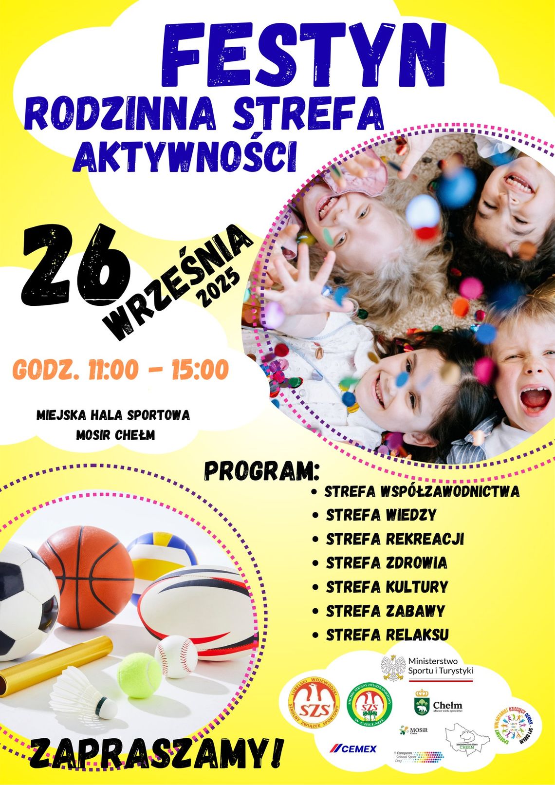 Zbliża się festyn "Rodzinna strefa aktywności"