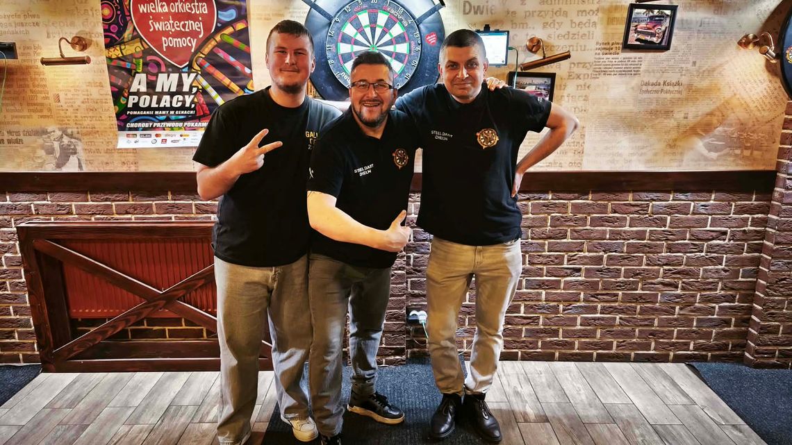 Zimowa rywalizacja w barze Miś się rozkręca Steel Dart Chełm