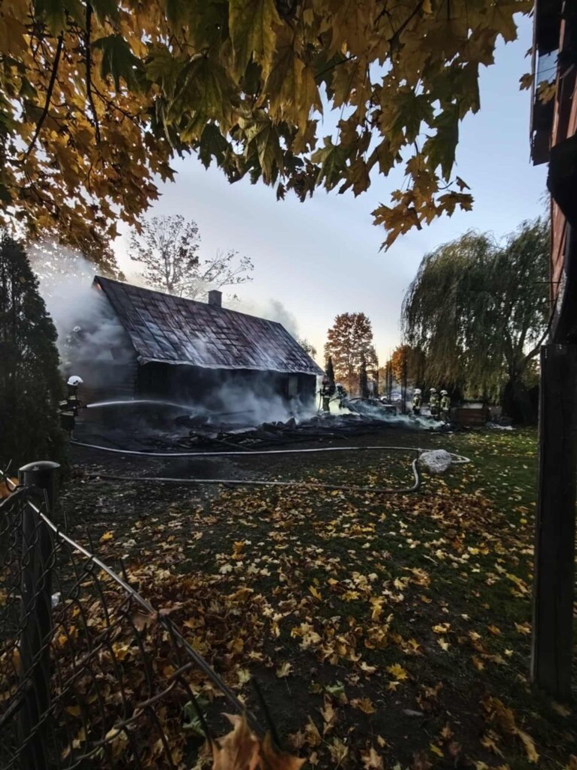 Zmarła kobieta, która uciekła z płonącego domu Zmarła kobieta, która uciekła z płonącego domu