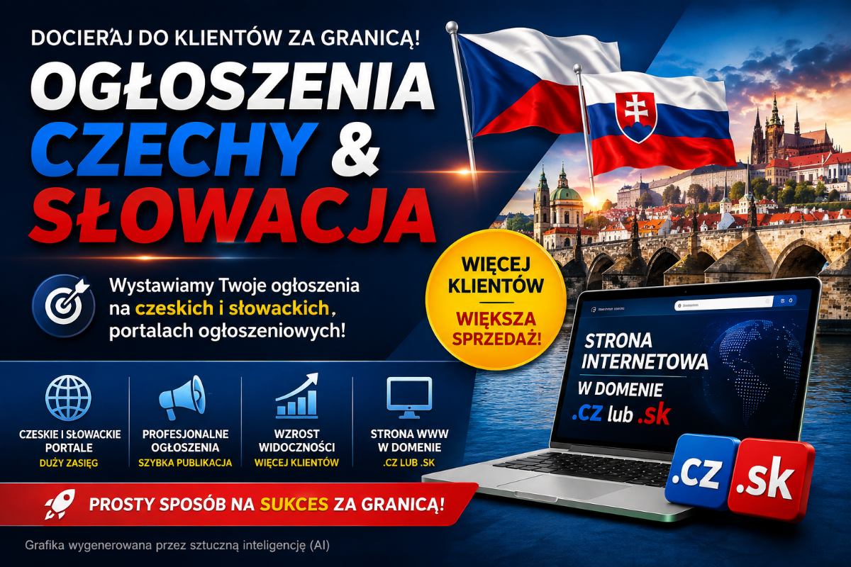 Czechy i Słowacja - portale ogłoszeniowe dla Twojej firmy