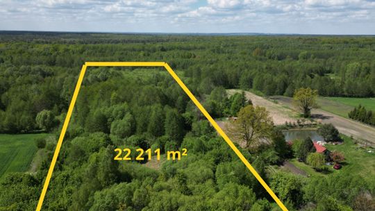 Atrakcyjna działka 22 211 m² – Ludwinów