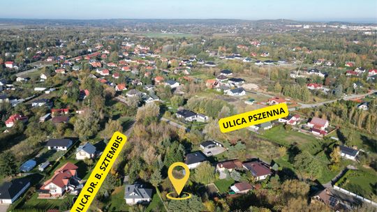 Działka 896m2 już z mediami -boczna ul. Pszennej