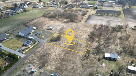 Działka budowlana 1800 m2 w Rudce, koło Chełma!