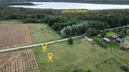 Działka letniskowa nad jeziorem Sumin, Grabniak