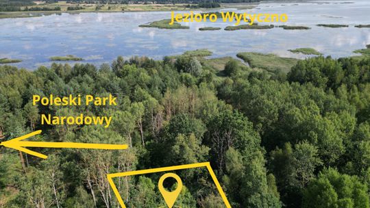 działka nad jeziorem wytyczno
