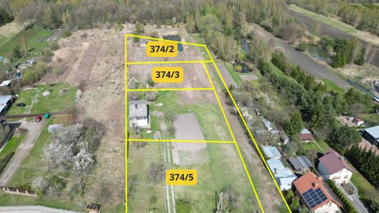 Działki budowlane przy ul. Zielonej w Pokrówce!