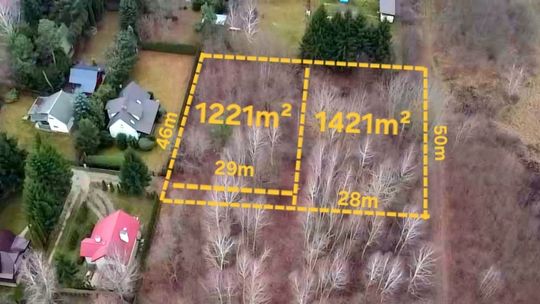 Działki budowlane w Okunince nad jeziorem Białym n