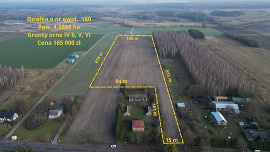 Działki rolne, Wola Wereszczyńska, gmina Urszulin