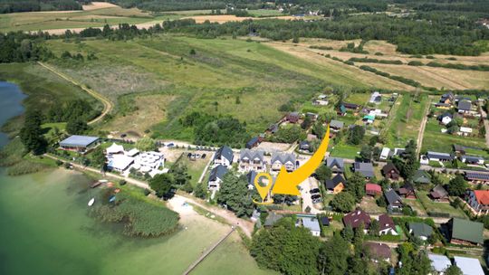 Nowoczesny dom przy plaży! Jezioro Białe, Okuninka