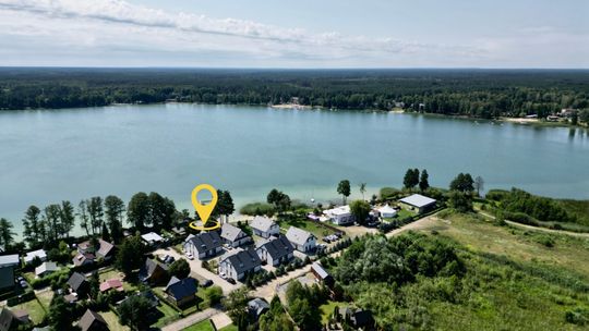 Nowoczesny dom przy plaży! Jezioro Białe, Okuninka