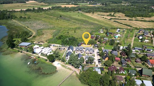 Nowy domek 42m2 w Okunince nad Jeziorem Białym