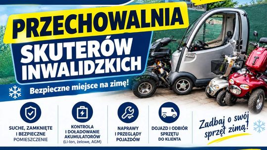 Przechowalnia i Serwis skuterów inwalidzkich / PRZECHOWALNIA NA ZIMĘ