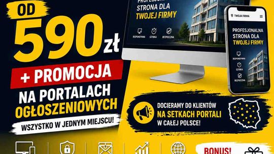 Strony WWW  + projekt wstępny za darmo