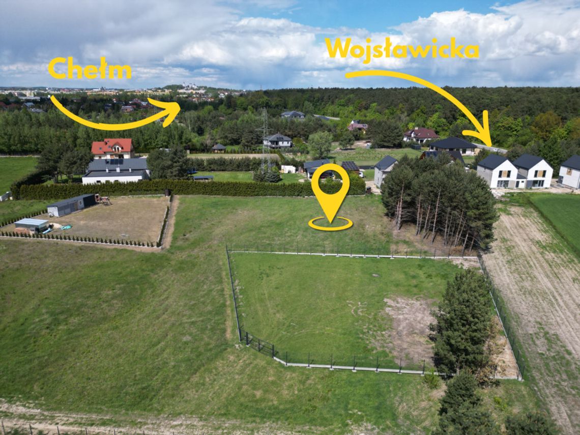 Działka budowlana w Pokrówce przy lesie