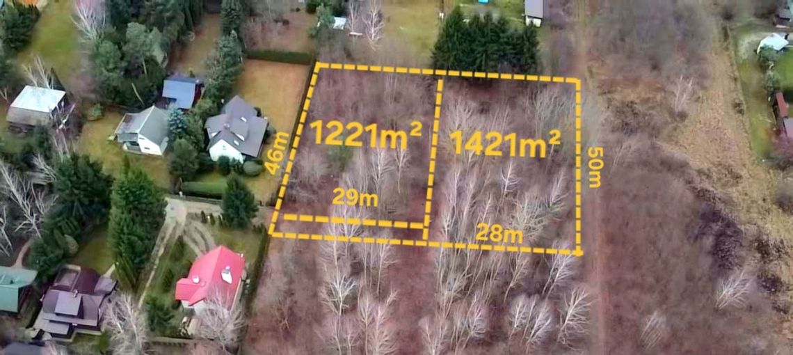 Działki budowlane w Okunince nad jeziorem Białym n