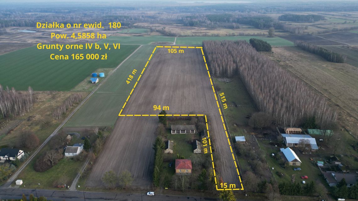 Działki rolne, Wola Wereszczyńska, gmina Urszulin