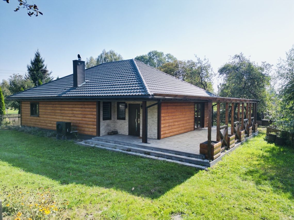 Nowoczesne siedlisko w Sobiborze z pompą ciepłą!