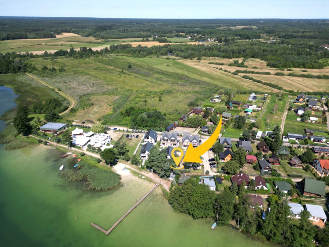 Nowoczesny dom przy plaży! Jezioro Białe, Okuninka