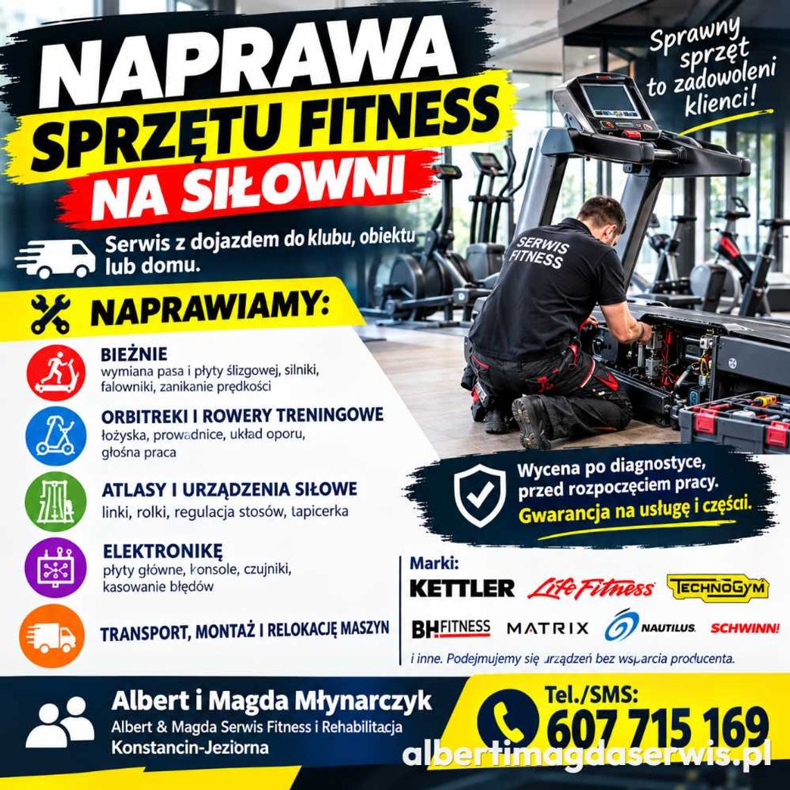 SERWIS FITNESS 24 – SERWIS SIŁOWNI I SPRZĘTU REHABILITACYJNEGO SERWIS FITNESS 24 – SERWIS SIŁOWNI I SPRZĘTU REHABILITACYJNEGO