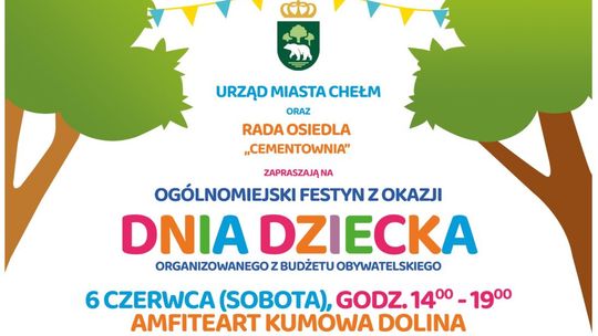 6 czerwca w Kumowej Dolinie w Chełmie odbędzie się bezpłatny Dzień Dziecka.