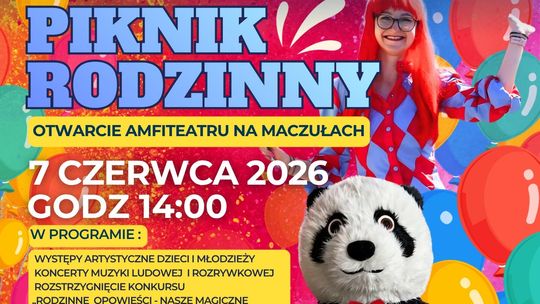 7 czerwca mieszkańcy gminy Leśniowice i goście z regionu spotkają się podczas pikniku rodzinnego połączonego z uroczystym otwarciem amfiteatru na Maczułach.