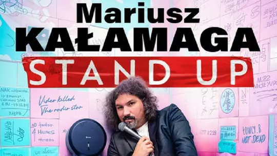 Mariusz Kałamaga wystąpi w nowym programie stand-upowym „Mamo! Papier się kończy!”.