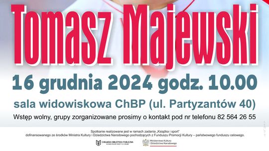 Mistrz olimpijski w Chełmie – spotkanie z Tomaszem Majewskim