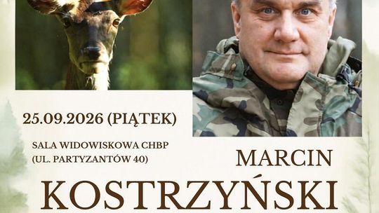 Marcin Kostrzyński, znany jako Marcin z lasu, przyjedzie do Chełma 25 września.
