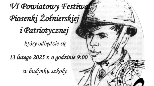 VI Powiatowy Festiwal Piosenki Żołnierskiej i Patriotycznej