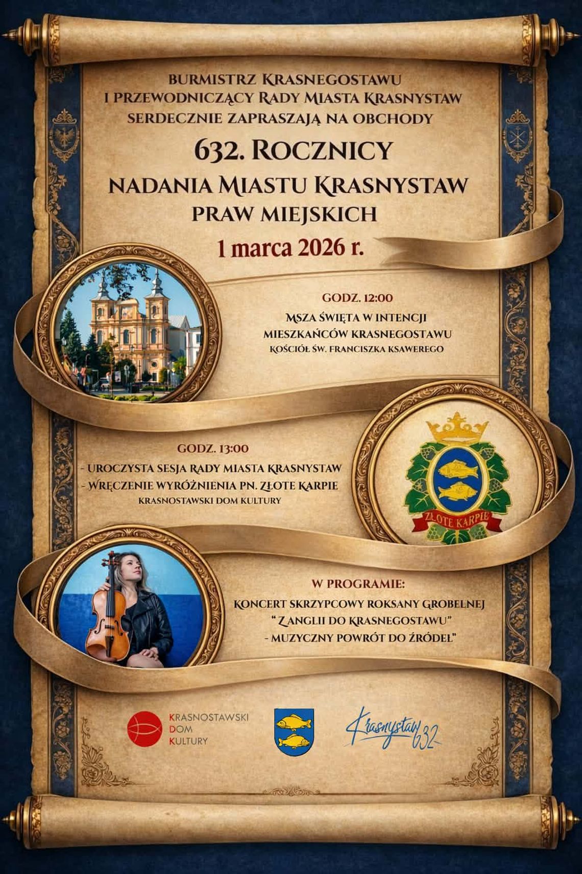 632. urodziny Krasnegostawu. Uroczystości już 1 marca