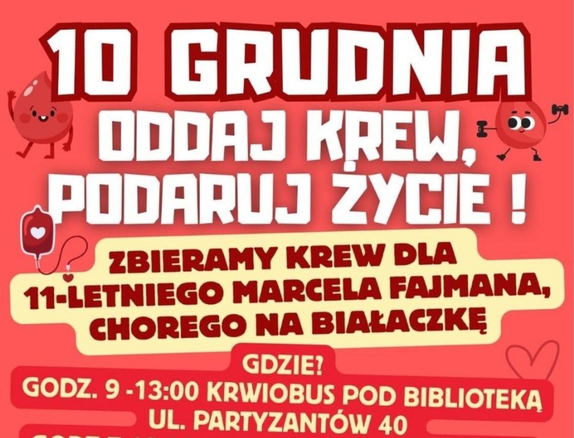 Akcja krwiodawstwa w Chełmie. Mundurowi zachęcają: „Jedna decyzja może uratować życie”