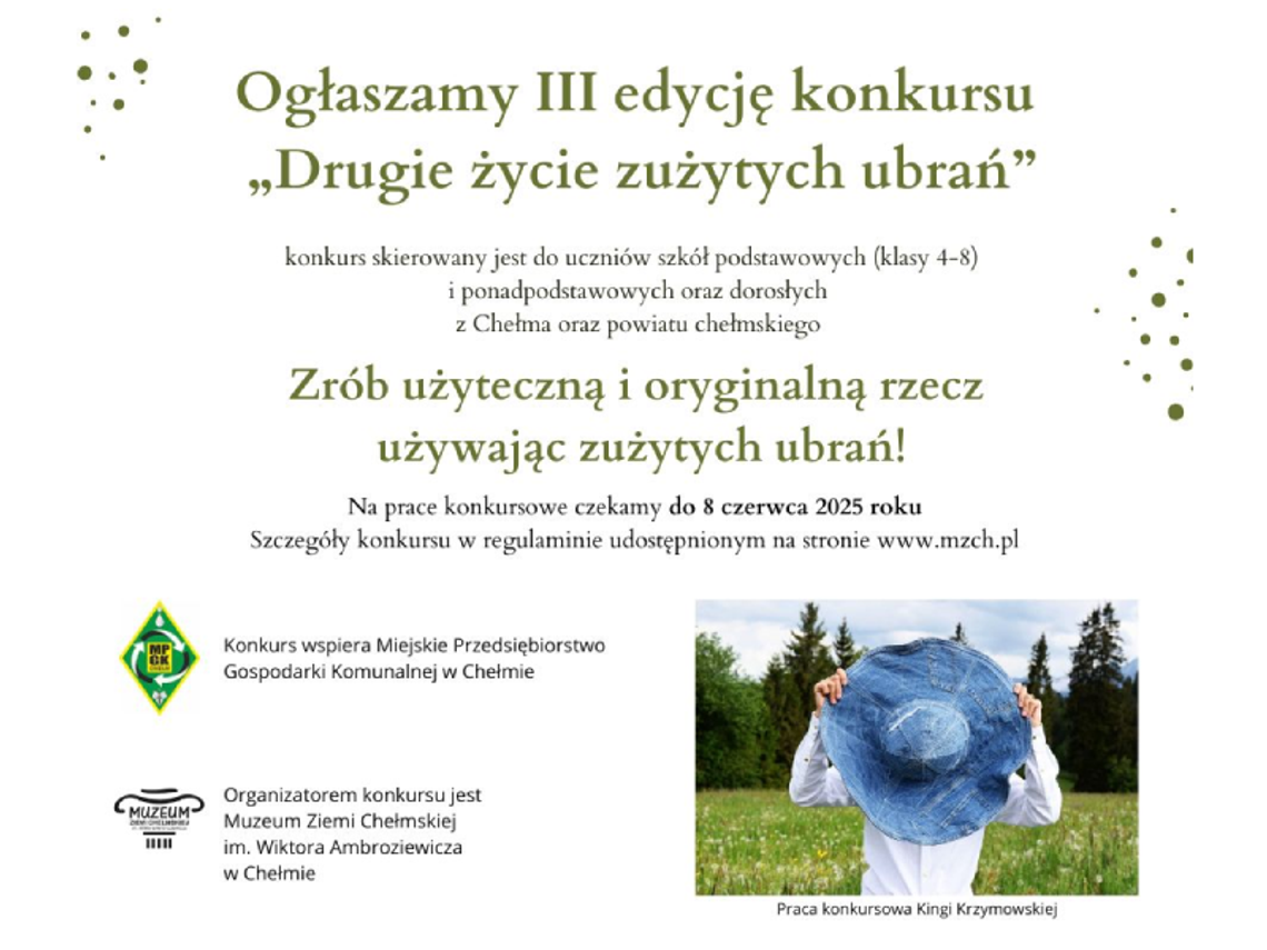 Chełm. Drugie życie zużytych ubrań – 3. edycja konkurs Chełm. Drugie życie zużytych ubrań – 3. edycja konkurs