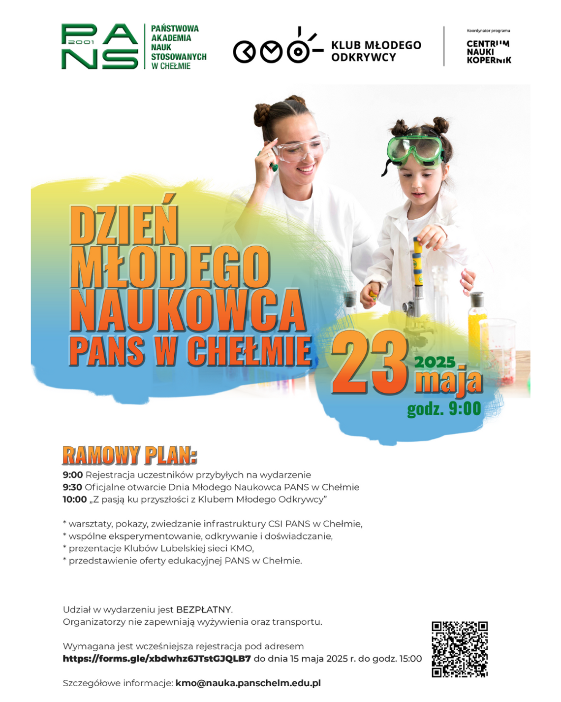 Chełm. Dziewiąta edycja Dnia Młodego Naukowca w PANS