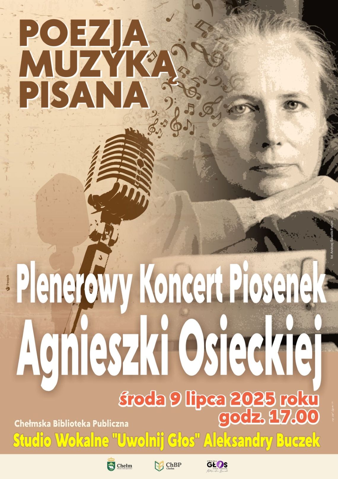 Chełm. „Poezja muzyką pisana” w Parku Czytelnika Chełm. „Poezja muzyką pisana” w Parku Czytelnika