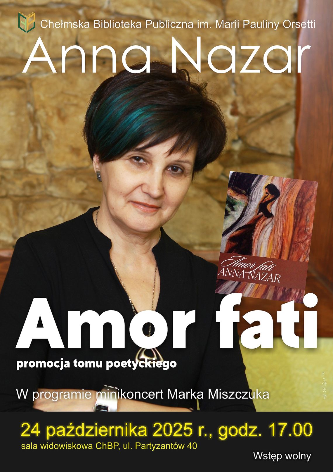 Chełm. Promocję nowego tomu poetyckiego Anny Nazar