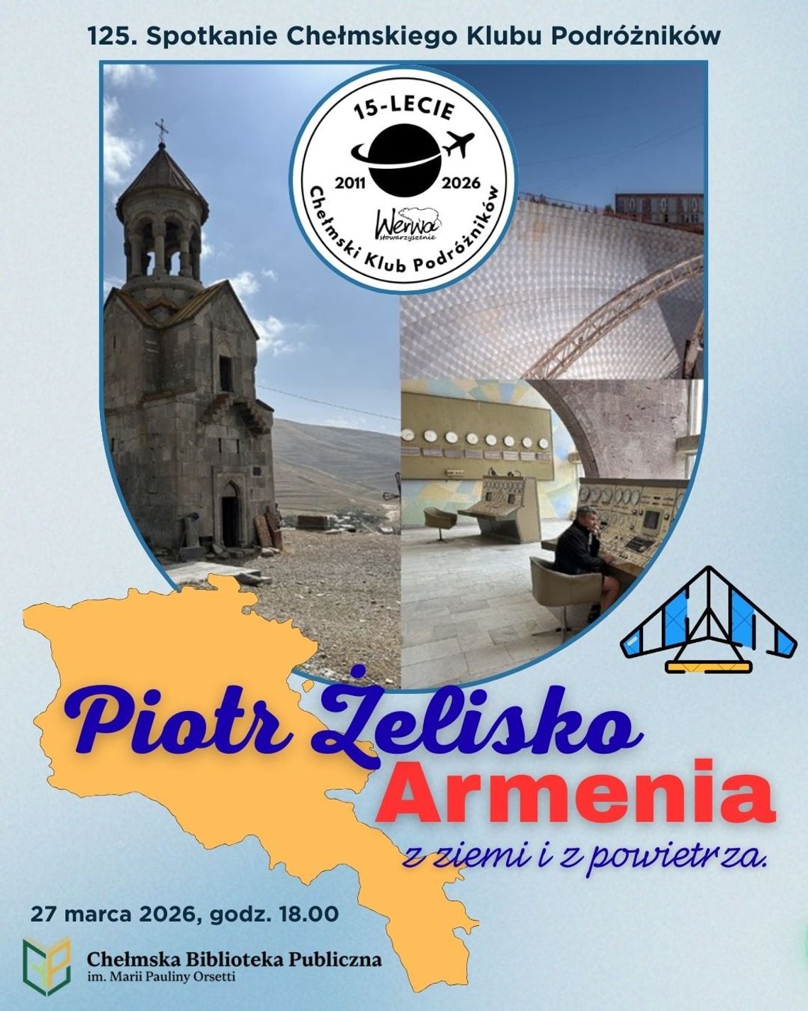 Wydarzenie odbędzie się w piątek, 27 marca, o godzinie 18:00 w sali widowiskowej biblioteki przy ulicy Partyzantów 40.