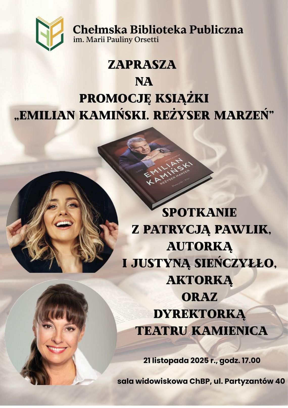 Promocja książki „Emilian Kamiński. Reżyser marzeń”