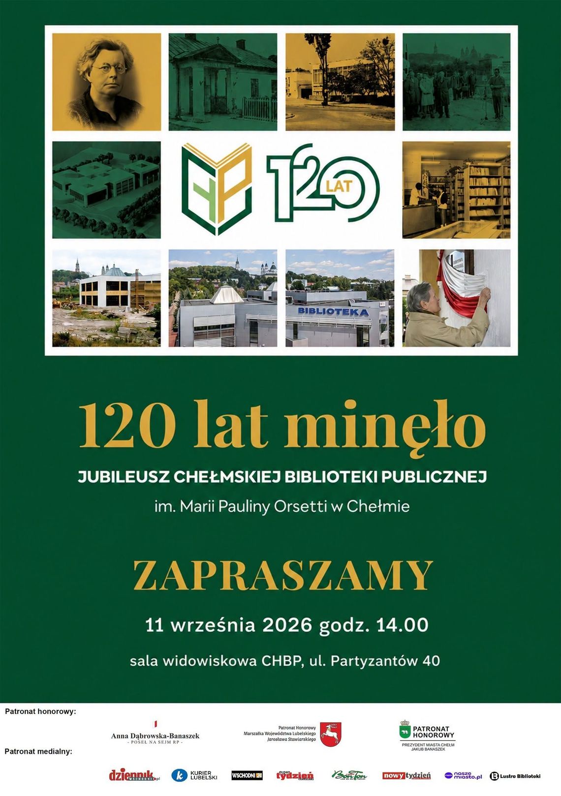 Chełmska Biblioteka Publiczna zaprasza na Tydzień Chełmskich Opowieści.