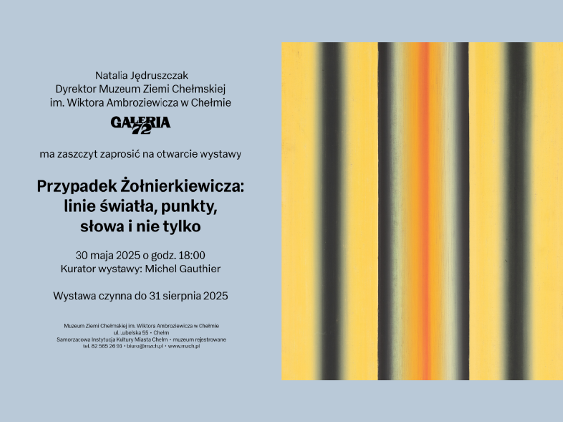 Chełm. Wystawa Tomasza Żołnierkiewicza w chełmskiej Galerii 72 Chełm. Wystawa Tomasza Żołnierkiewicza w chełmskiej Galerii 72