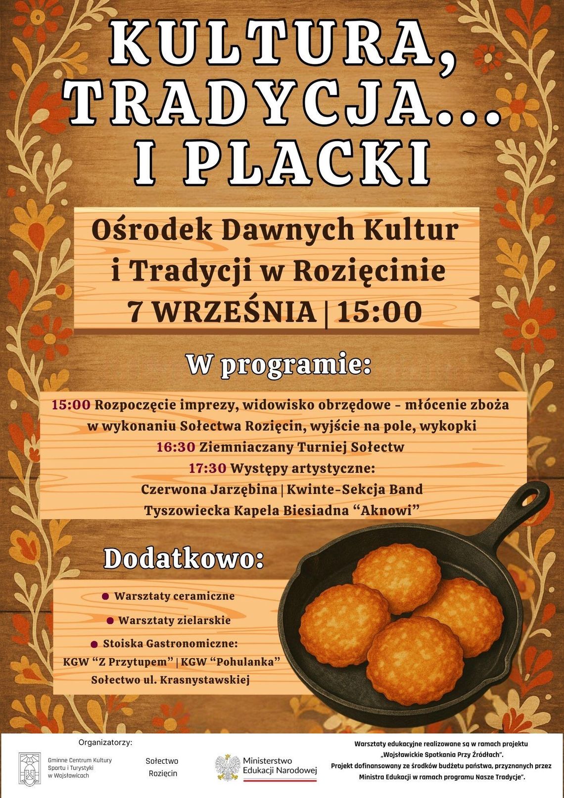 Gm. Wojsławice. Zbliża się festiwal tradycji w Rozięcinie