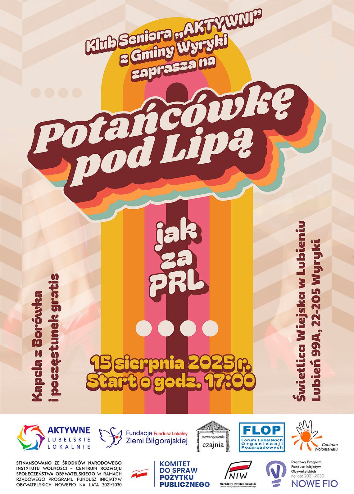 Gm. Wyryki. Robią potańcówkę jak w PRL-u. Wspomnienia, muzyka i tańce pod lipą Gm. Wyryki. Robią potańcówkę jak w PRL-u. Wspomnienia, muzyka i tańce pod lipą