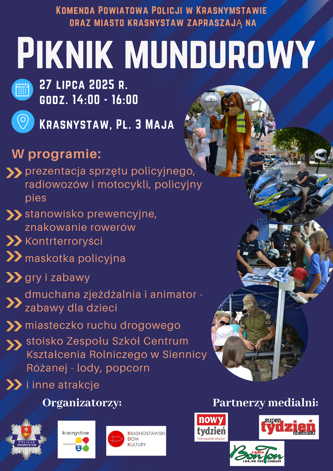 Krasnystaw gotowy na policyjne święto rodzinne