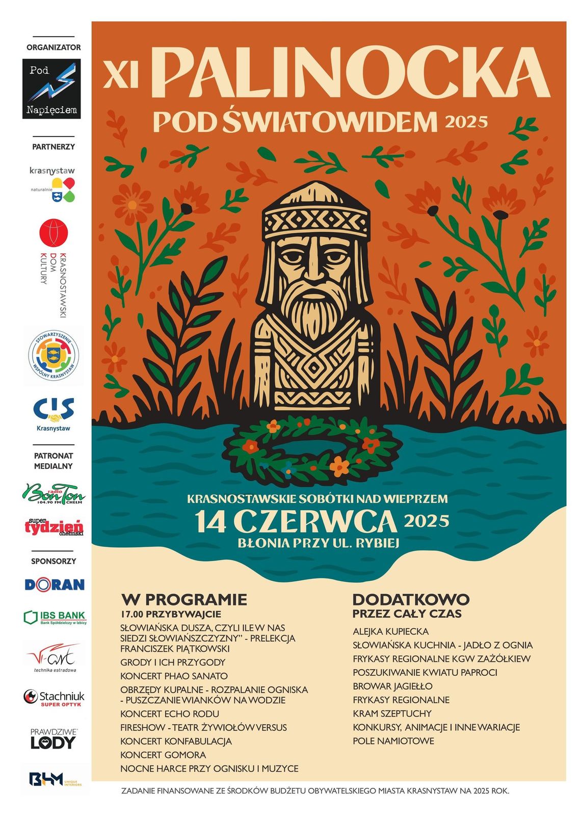 Krasnystaw. "Palinocka pod Światowidem – Sobótki Krasnostawskie 2025" Krasnystaw. "Palinocka pod Światowidem – Sobótki Krasnostawskie 2025"