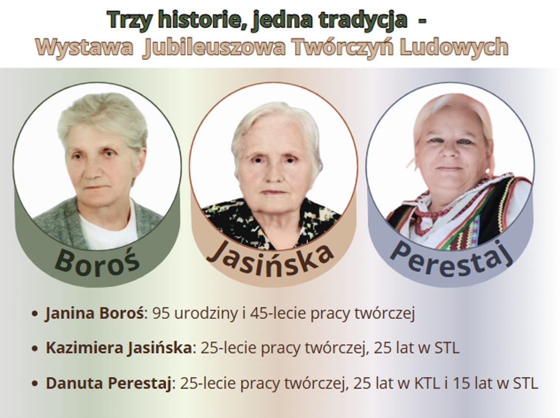 Krasnystaw. Wystawa jubileuszowa twórczyń ludowych w Krasnostawskim Domu Kultury