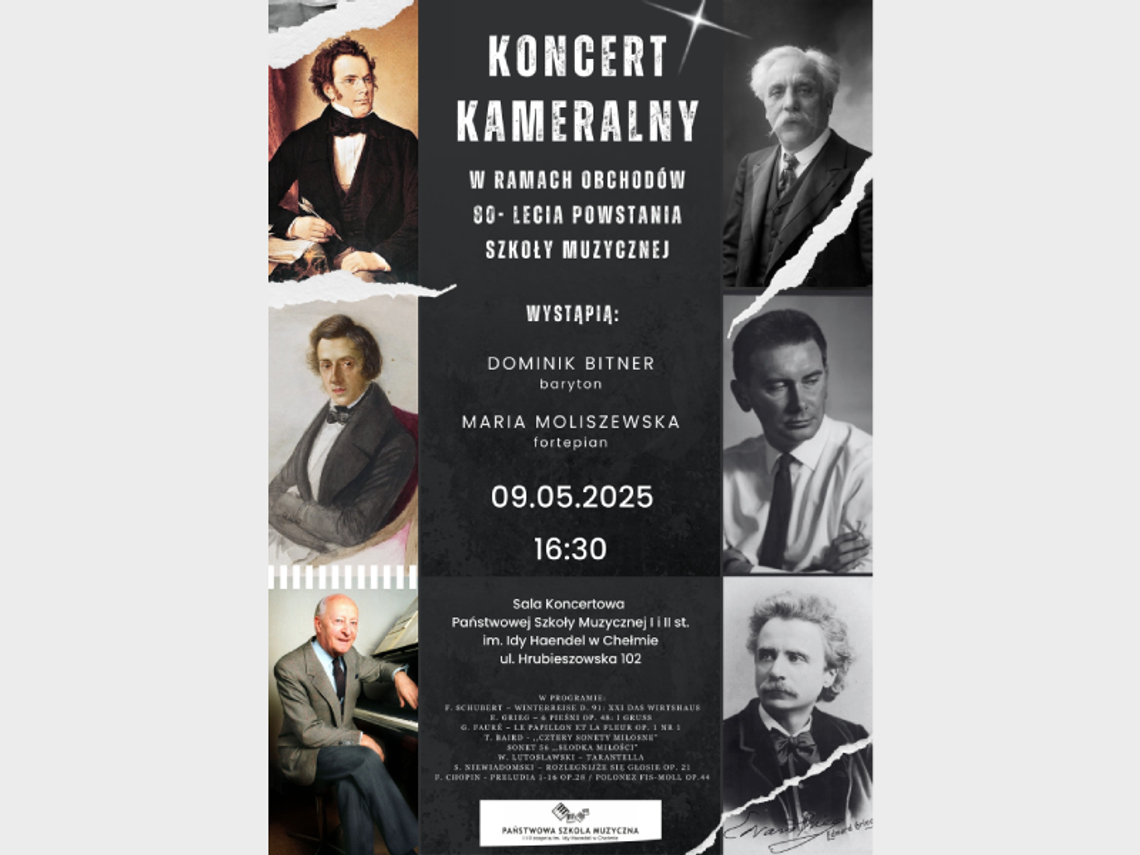 Nadchodzący koncert kameralny uświetni 80-lecie Państwowej Szkoły Muzycznej w Chełmie Nadchodzący koncert kameralny uświetni 80-lecie Państwowej Szkoły Muzycznej w Chełmie