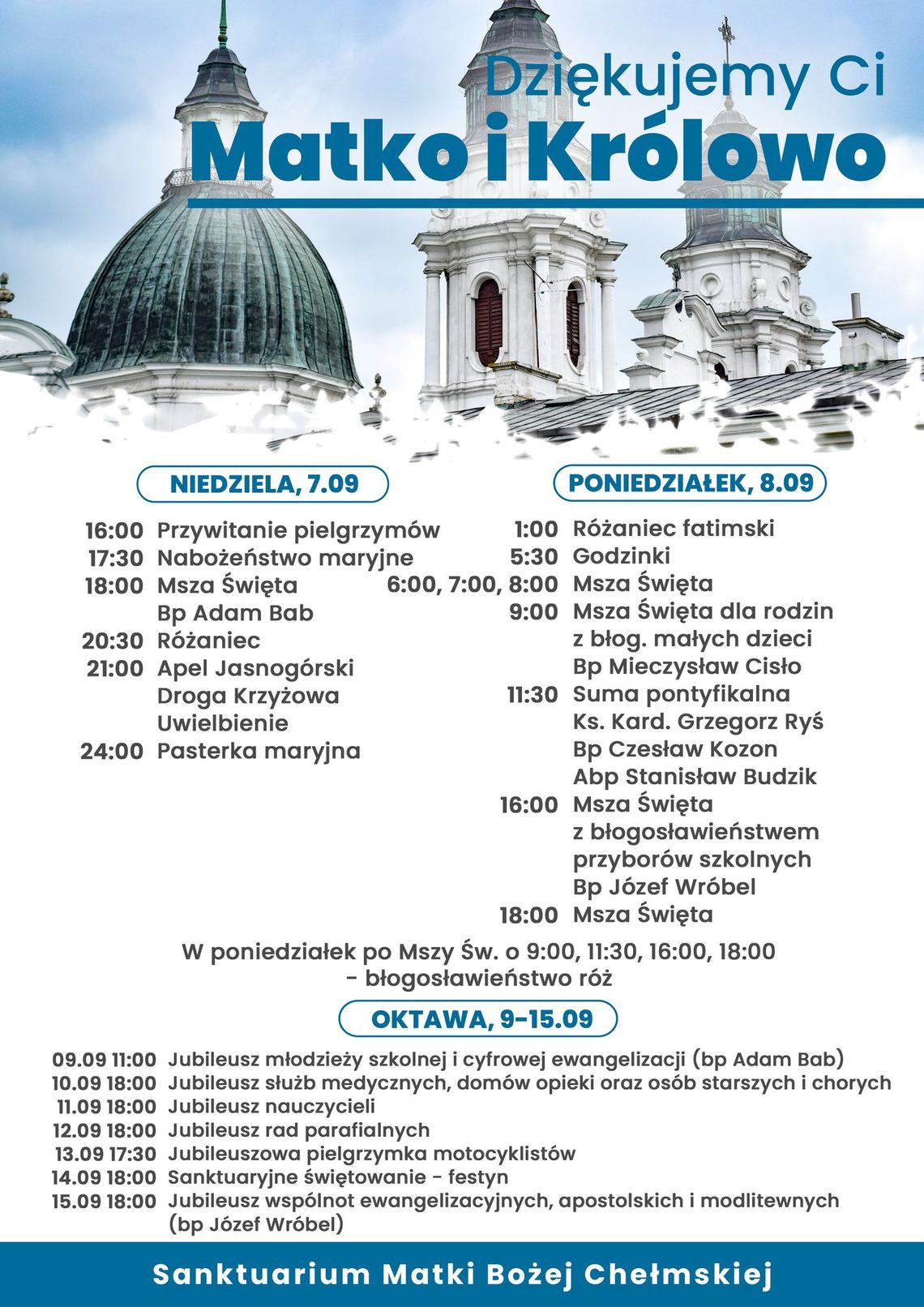 Odpust w Sanktuarium Matki Bożej Chełmskiej