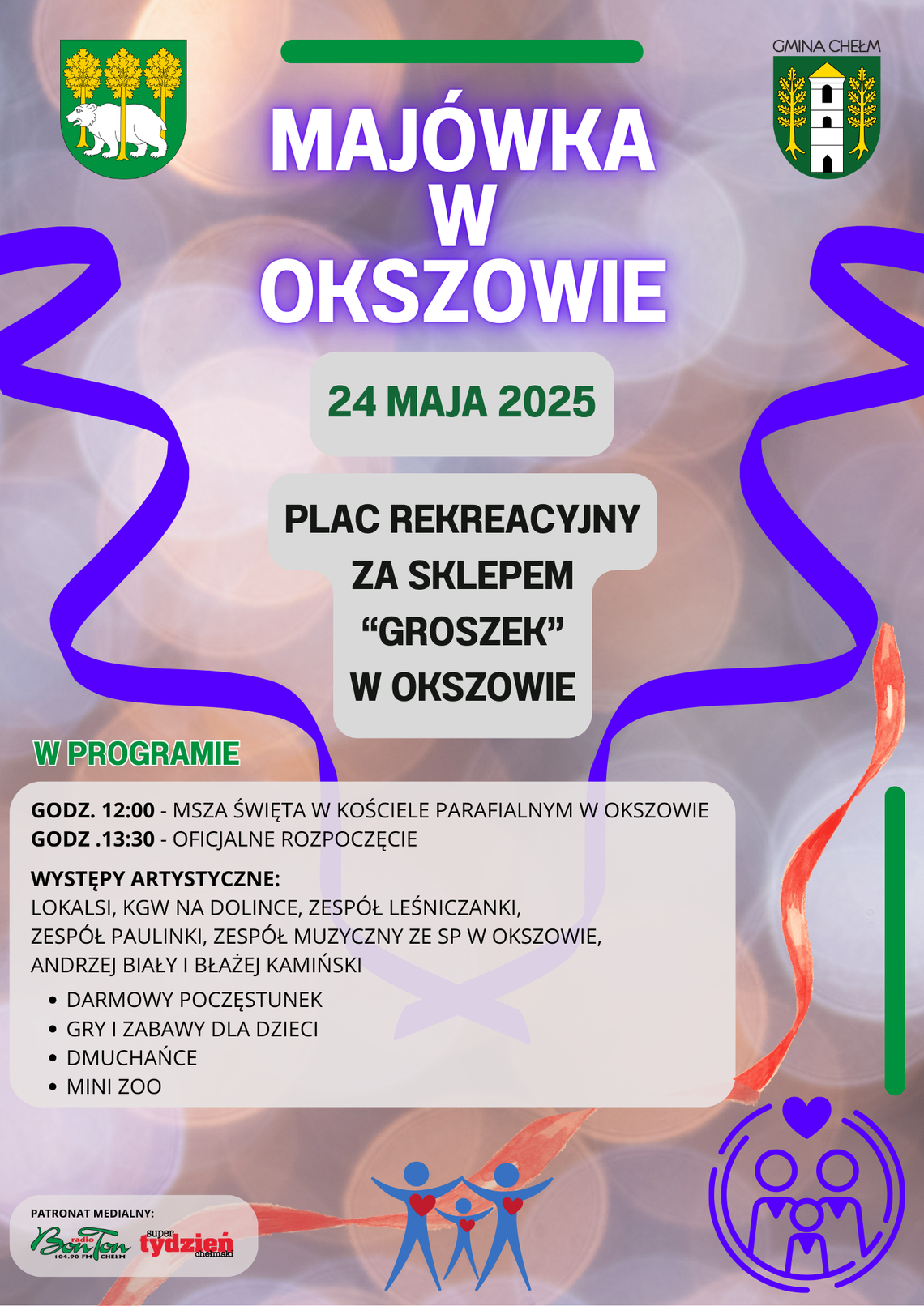 Okszów. Piknik dla dużych i małych - "Majówka w Okszowie" Okszów. Piknik dla dużych i małych - "Majówka w Okszowie"